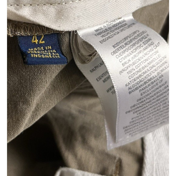 POLO RALPH LAUREN Mens Cargo Shorts Camo Relaxed Military Combat 42 9" - Picture 6 of 8